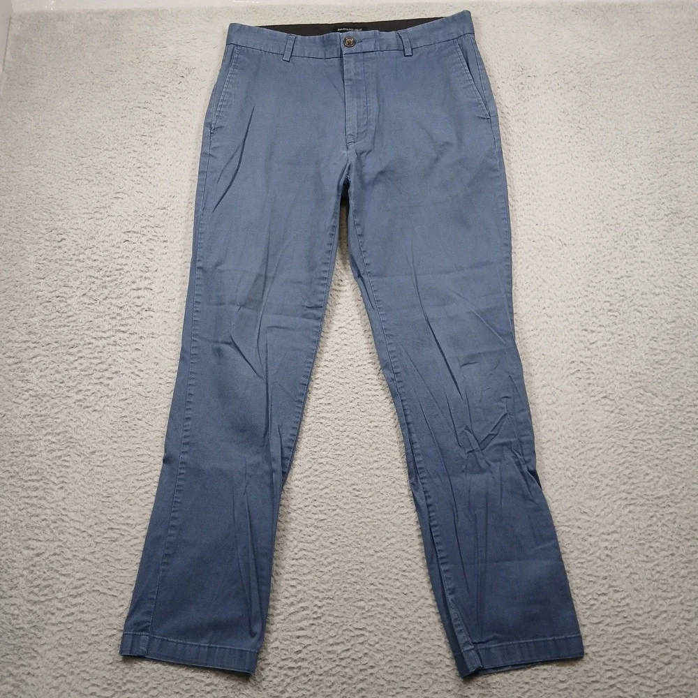 Banana Republic Aiden‎ Fit Chino Pants Men's 33 Blue Stretch Casual